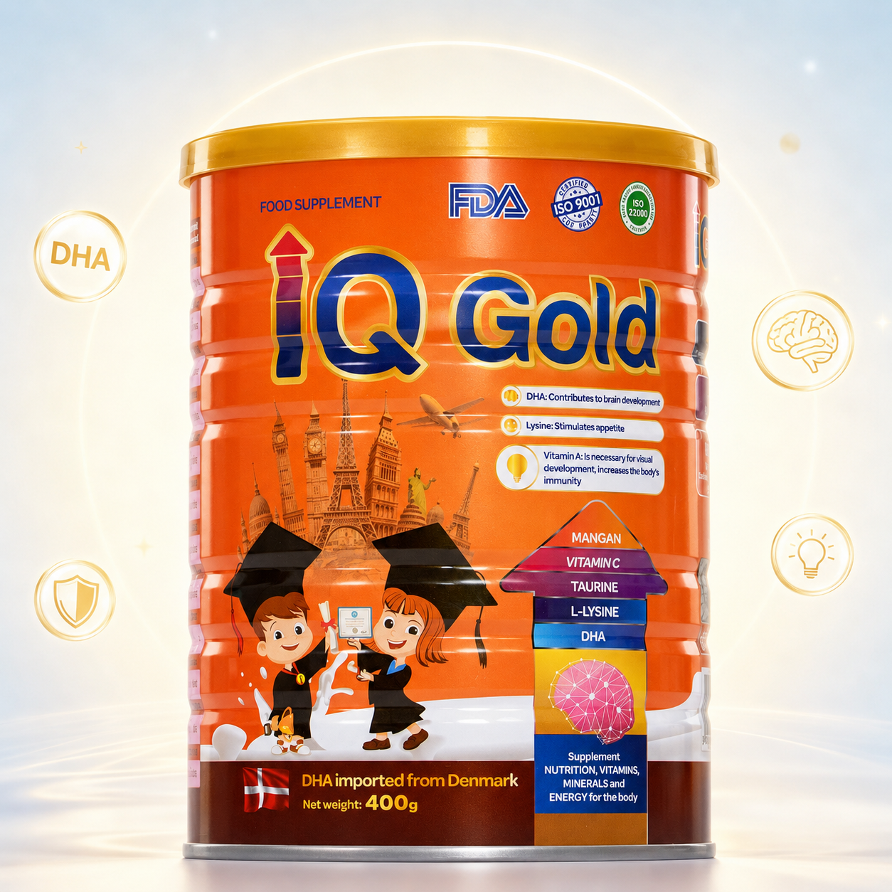 IQ Gold Brain Development Milk Powder For Kids